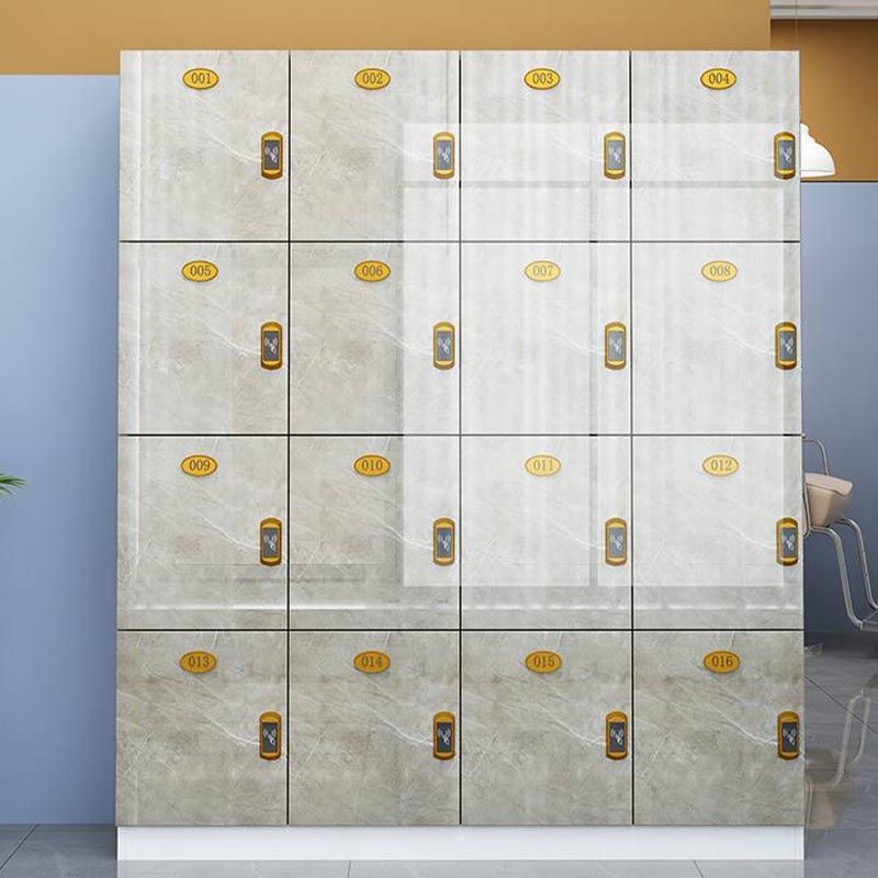 Moderne gespiegelde afwerking Niet-hangende armoire vervaardigde houten opbergkast