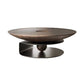 Nordic Style Cocktail Table Walnut/black Wood Round Coffee Table Clearhalo 'Coffee & Accent Tables' 'Coffee Tables' 'coffee_tables' 'furn' 'furn_coffee_tables' 'Furniture' 'furniture_coffee_tables' 'Living Room Furniture' 1200x1200_20efe7b9-fcc3-47cc-a5cd-76e4eacd7cbd
