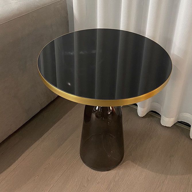 21,26 "tavolo da divano rotondo di divano rotondo in vetro in vetro in stile 21.26"