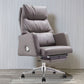 Gray Leather Managers Chair Contemporary Padded Arms Swivel Office Chair Clearhalo 'furn' 'furn_office_chair' 'Furniture' 'Office Chairs' 'Office Furniture' 'office_chair' 1200x1200_20f363fb-7331-414e-9685-d3f85864a038