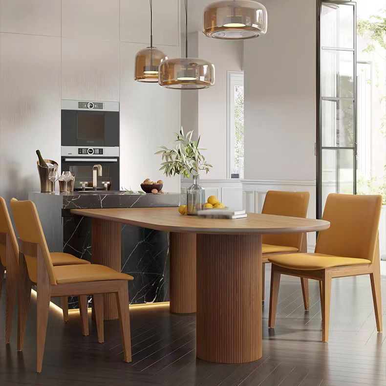 Solid Wood Contemporary Free Form Table Pine Wood Top Table for Dining Room Clearhalo ' dining_table' 'Dining Tables & Seating' 'Dining Tables' 'furn' 'furn_dining_table' 'Furniture' 'furniture_dining_table' 'Kitchen & Dining Furniture' 'kitchen&dining_furn' 'kitchen' 'kitchen_dining_table' 1200x1200_20f5113f-722b-4e7e-8867-3243c5c3e909