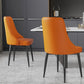 Fabric Dining Chair Modern Parsons Armless Chair for Dining Room