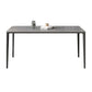 Ensemble de table à manger contemporaine 1/4/5/7 pièces Table à manger rectangulaire avec chaises sans accoudoirs