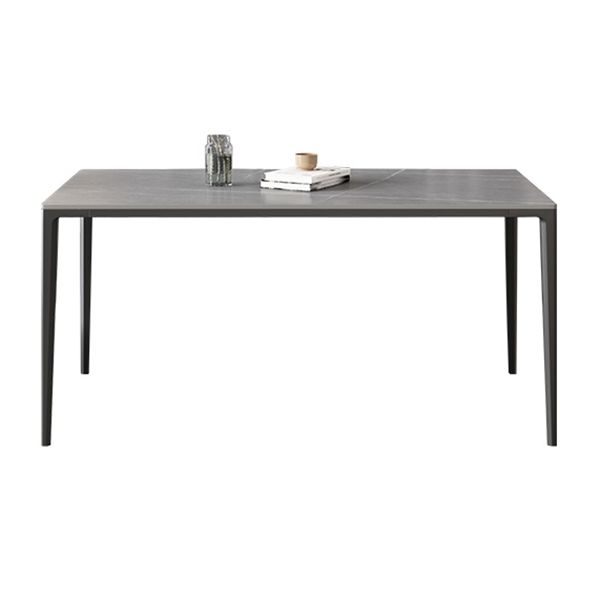 Ensemble de table à manger contemporaine 1/4/5/7 pièces Table à manger rectangulaire avec chaises sans accoudoirs