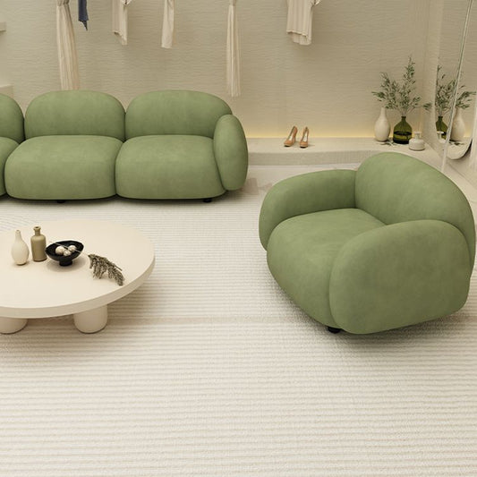 Skandinavisches Sofa Stoffkissen Quadrat Arm Wohnzimmer Standard Sitzgelegenheiten