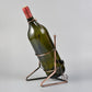 Metal Countertop Wine Glass Rack Modern Brass Wine Bottle Holder