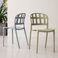 Scandinavian Style Armless Open Back Chairs Stacking Plastic Side Chair Clearhalo ' kitchen&dining_furn' 'Dining Chairs' 'Dining Tables & Seating' 'dining_chair' 'furn' 'furn_dining_chair' 'Furniture' 'furniture_dining_chair' 'Kitchen & Dining Furniture' 'kitchen' 1200x1200_20ff2bae-1c80-4d0a-9f3b-94bce83cf524