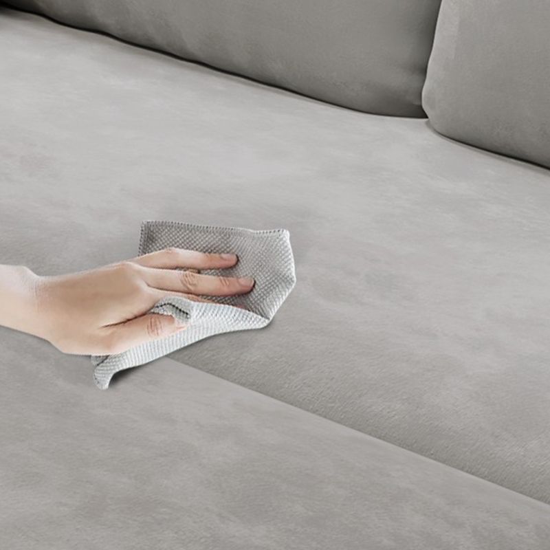 Fabric Square Arm Sofa Bed Standard Loose Back Settee Furniture in Grey Clearhalo 'furn' 'furn_sofas' 'Furniture' 'furniture_sofas' 'kitchen' 'kitchen_sofas' 'Living Room Furniture' 'Sofa' 'sofas' 1200x1200_20ffcba1-b597-400b-8af4-61a1ad398ff6