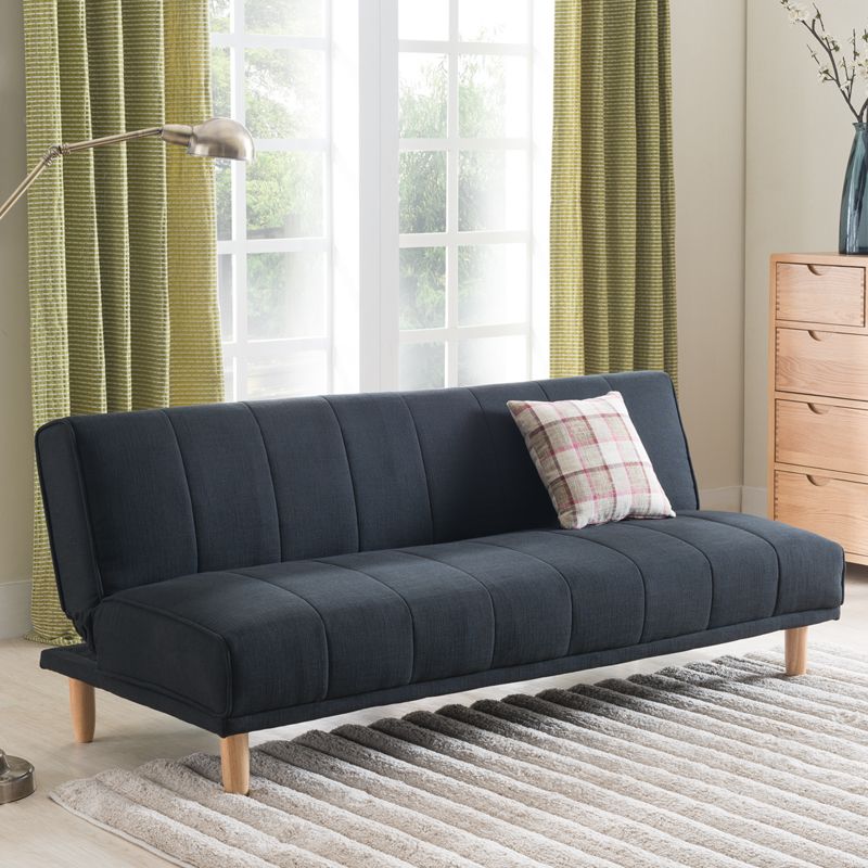 Scandinavian Spleeper Velvet/Fabric Sofa 47.24"/64.96"/70.08" Wide Armless Sofa Bed Clearhalo 'furn' 'furn_sofas' 'Furniture' 'furniture_sofas' 'kitchen' 'kitchen_sofas' 'Living Room Furniture' 'Sofa' 'sofas' 1200x1200_21008ff3-6c24-4558-a2b6-30df0811981b