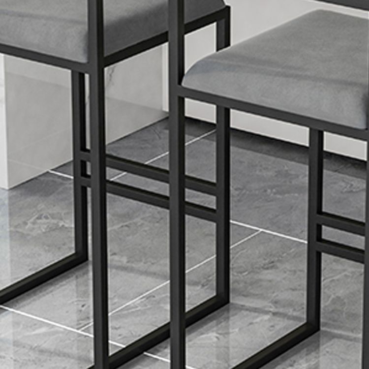 Modern Jewelry Shop Velvet Counter Stools Matte Finish Footrest Barstool Clearhalo 'Bar Furniture' 'Bar Stools' 'bar_stools' 'furn' 'furn_bar_stools' 'Furniture' 'furniture_bar_stools' 'Kitchen & Dining Furniture' 1200x1200_21013310-cbc1-4d6f-91fa-8e11531f87d7