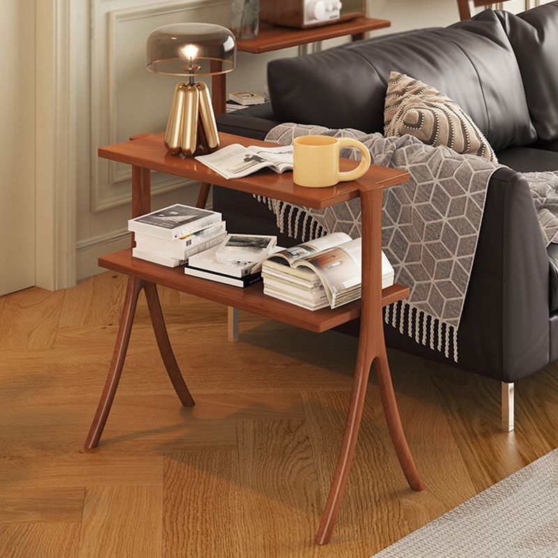 Bibliothèque horizontale de style moderne ouvre à l'arrière avec 2 étagères