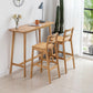 Rectangle Solid Wood Counter Height Table Modern Trestle Base in Brown and Natural Clearhalo 'Bar Furniture' 'Bar Tables' 'bar_tables' 'furn' 'furn_bar_tables' 'Furniture' 'Kitchen & Dining Furniture' 1200x1200_210230f8-bd4a-4571-a776-ed2003286df6