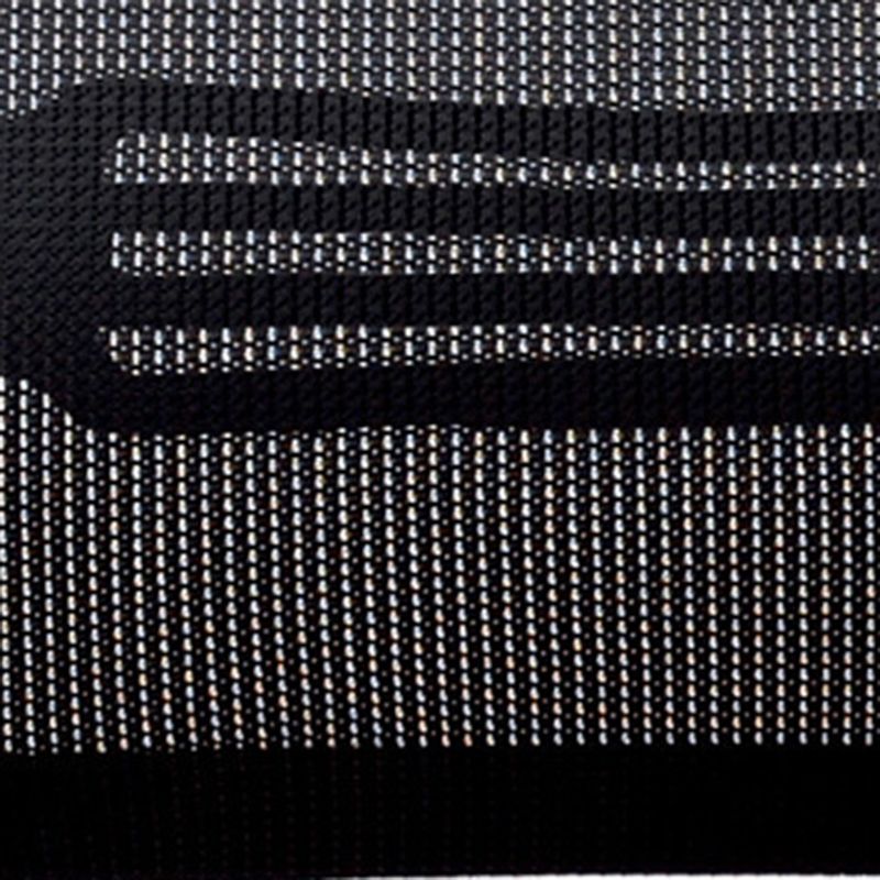 コンテンポラリーファブリックスイベルチェアハイバックアームオフィスチェアブラック