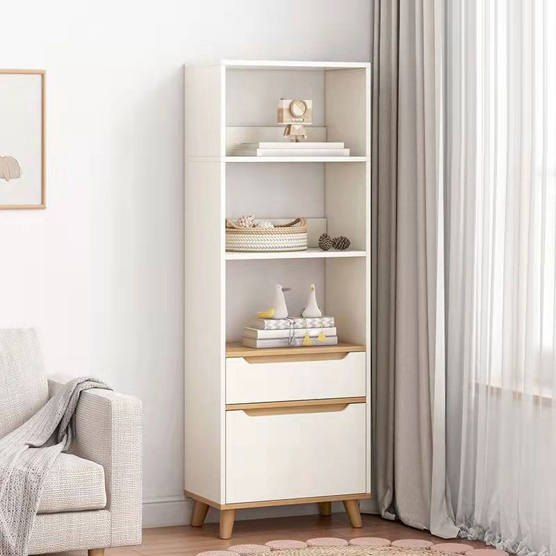 Contemporary Rectangle Standard Chest with Drawer Wood Cutouts