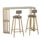 White Stone Bar Dining Table Contemporary Bar Table with Sled Base Clearhalo 'Bar Furniture' 'Bar Tables' 'bar_tables' 'Furniture' 'furniture_bar_tables' 'Kitchen & Dining Furniture' 1200x1200_210b3327-829e-4791-ae31-dba2cfa5888d