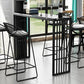 Industrial Bar Table Rectangle Sled Base Bar Height Pub Table for Home Clearhalo 'Bar Furniture' 'Bar Tables' 'bar_tables' 'furn' 'furn_bar_tables' 'Furniture' 'Kitchen & Dining Furniture' 1200x1200_210bf623-d5b3-4f95-8998-72dbd92a951f