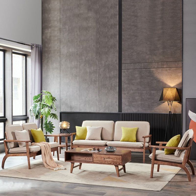 Fabric Sofa in Wooden with Wood Arm Contemporary Living Room Seating Clearhalo 'furn' 'furn_sofas' 'Furniture' 'Living Room Furniture' 'Sofa' 'sofas' 1200x1200_210c6d64-6889-4cd5-8dfd-560ecfe4bb9d