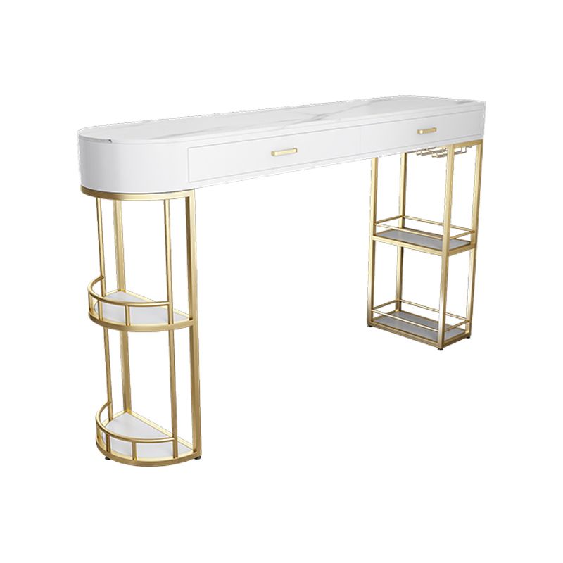 Living Room Pub Bar Table Contemporary Sled Storage Counter Wine Table Clearhalo 'Bar Furniture' 'Bar Tables' 'bar_tables' 'Furniture' 'furniture_bar_tables' 'Kitchen & Dining Furniture' 'kitchen&dining_furn' 'kitchen' 1200x1200_2110c5f4-89e4-475e-91d1-ee5e1eee3cba