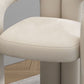 Matte Finish Dining Chair Designer Style Velvet Restaurant Arm Chair