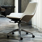Faux Leather Office Chair Contemporary Nylon Desk Chair in White Clearhalo 'furn' 'furn_office_chair' 'Furniture' 'Office Chairs' 'Office Furniture' 'office_chair' 1200x1200_211131bb-8286-4ccf-9490-71b5d5294f5e