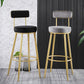Scandinavian Round Low Back Barstools Upholstered Bar Stools Clearhalo 'Bar Furniture' 'Bar Stools' 'bar_stools' 'furn' 'furn_bar_stools' 'Furniture' 'furniture_bar_stools' 'Kitchen & Dining Furniture' 1200x1200_21122afd-d4d3-408c-bc82-c47648754841