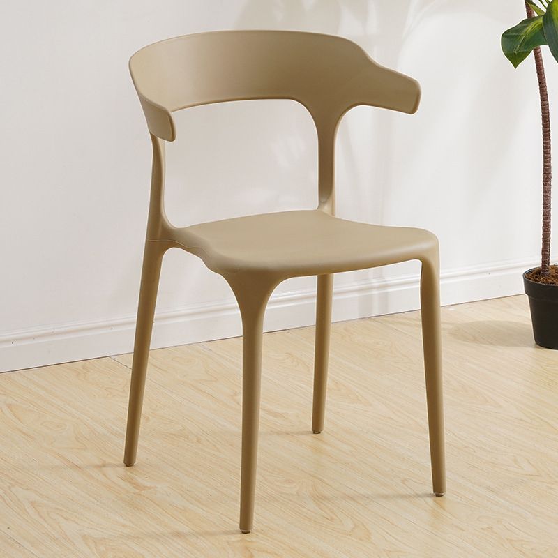 Glam Indoor-Outdoor Chair Stacking Dining Armless Side Chair Clearhalo 'Dining Chairs' 'Dining Tables & Seating' 'dining_chair' 'furn' 'furn_dining_chair' 'Furniture' 'Kitchen & Dining Furniture' 1200x1200_2112ea9c-dc74-40de-bfbf-e9b7a6a72518