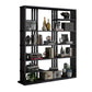Industrial Style Bookshelf Open Shelf Vertical Metal Shelf with Rectangular Shelves Clearhalo 'Bookcases' 'Furniture' 'furniture_bookcases' 'kitchen' 'kitchen_bookcases' 'Living Room Furniture' 'Office Furniture' 1200x1200_21141f14-c034-414c-ab6f-b0ec76b93f32