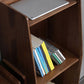 Geometry Wooden Bookshelf Modern Style Bookcase for Bedroom , 15" W X 11" D