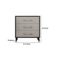 Classic Glam Wood Dresser Gray Soft-Close Lades Opbergkast