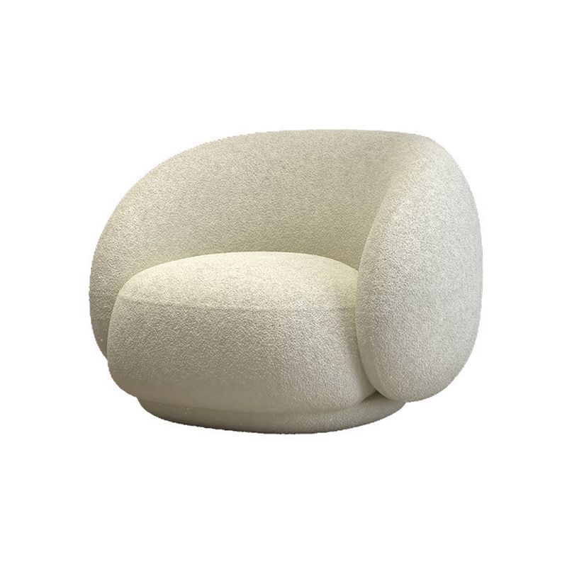 Sloped Arms No Distressing Sofa Modern Scratch Resistant Curved Loveseat