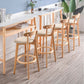 Contemporary Solid Wood Barstool Indoor Bar Stool with Low Back and Footrest Clearhalo 'Bar Furniture' 'Bar Stools' 'bar_stools' 'furn' 'furn_bar_stools' 'furniture_bar_stools' 'Kitchen & Dining Furniture' 'kitchen&dining_furn' 'kitchen' 'kitchen_furn' Furniture' 1200x1200_21179a25-1405-42c8-9e5f-214c22889fe4