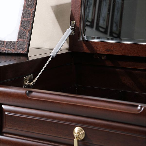 Flip-top 3 lade vaste houten make-up make-upkruidtafel set