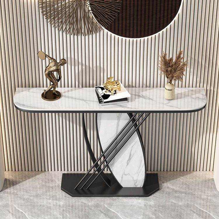 Tavolo console di console con console console antica contemporanea con console mezza luna