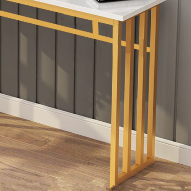 Table de console avec table d'accentuation de base de chevalet pour hall 31,5 "de haut