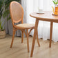 Bentwood Armless Dining Chairs Rattan Open Back Side Chairs with Wood Legs Clearhalo ' kitchen&dining_furn' 'Dining Chairs' 'Dining Tables & Seating' 'dining_chair' 'furn' 'furn_dining_chair' 'Furniture' 'furniture_dining_chair' 'Kitchen & Dining Furniture' 'kitchen' 1200x1200_211e080c-be4c-46a1-a5b4-ac650fd31e4a