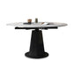 Modern Sintered Stone Dining Table Drop-Leaf Dinner Table for Dining Room