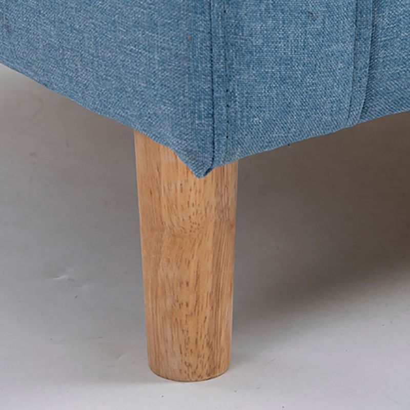 28.35" H Linen Square Arm Modern Sofa with Tight Back Slipcovered Sofa Clearhalo 'furn' 'furn_sofas' 'Furniture' 'furniture_sofas' 'kitchen' 'kitchen_sofas' 'Living Room Furniture' 'Sofa' 'sofas' 1200x1200_2120141c-36b6-4b2a-a0e9-494ac48dc0b7