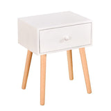 Modern 18 Inch H Nightstand Solid Wood 1-Drawer Night Table with Legs Clearhalo 'Bedroom Furniture' 'furn' 'furn_night_stand' 'Furniture' 'night_stand' 'Nightstands' 1200x1200_21204764-2b91-493e-93c6-2acae842697b
