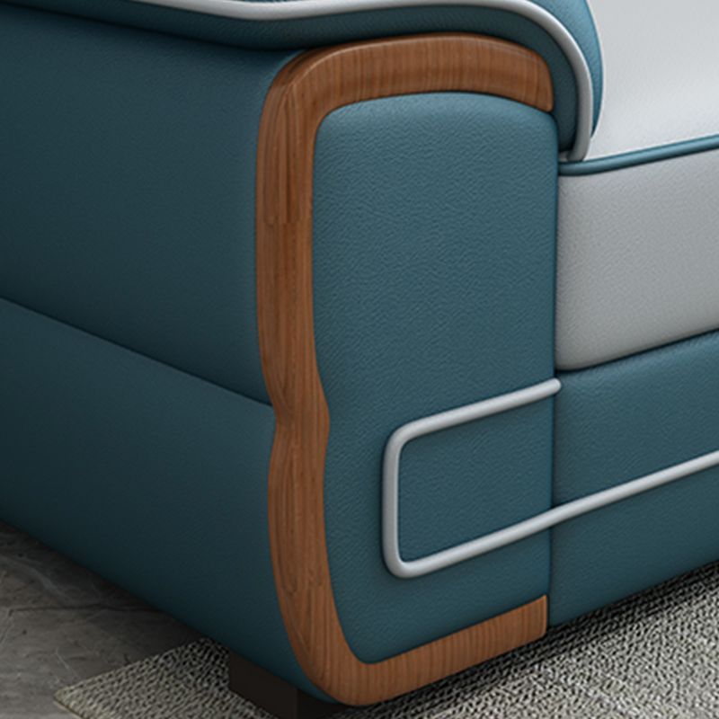 158.26" D x 70.86" W x 31.49" H Sectionals with Adjustable Bolster Pillows for Living Room Clearhalo 'furn' 'furn_sectionals' 'Furniture' 'furniture_sectionals' 'kitchen' 'kitchen_sectionals' 'Living Room Furniture' 'Sectionals' 1200x1200_212135cf-9ac3-4b87-a4e5-4f033b5d5e97