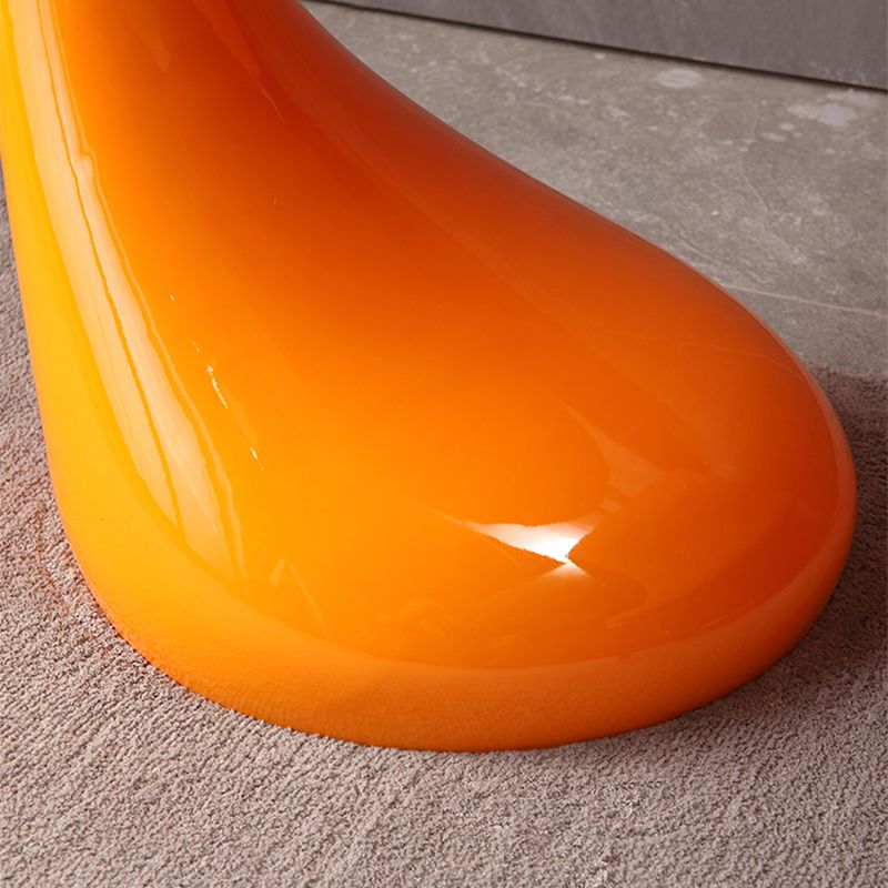 Plastica contemporanea Tavola accento laterale di divano a forma naturale per soggiorno