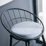 Gold and Black Counter Stool Iron Frame Fabric Upholstered Bar Stools