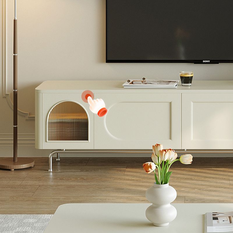 White TV Media Console Console Media Console TV per soggiorno