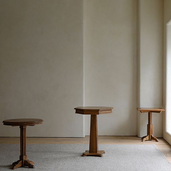 Modern Wood Geometric Dining Table Teak Wood Base for Dining Room Clearhalo 'Dining Tables & Seating' 'Dining Tables' 'dining_table' 'furn' 'furn_dining_table' 'Furniture' 'Kitchen & Dining Furniture' 1200x1200_212a1cf6-c832-4b38-bee8-23b6afa455fc