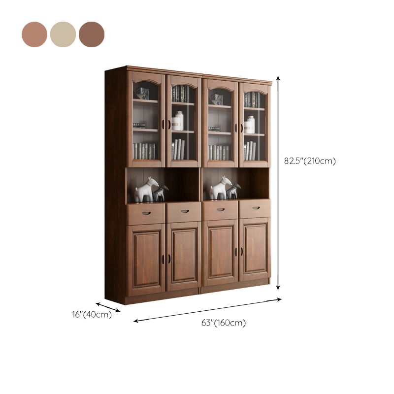 Grooves Handle Storage Cabinet Solid Wood Cabinet with Drawer Clearhalo 'Cabinets & Chests' 'cabinets_chests' 'furn' 'furn_cabinets_chests' 'Furniture' 'Living Room Furniture' 1200x1200_212b425d-ddda-4c2c-99b8-5bbc44709c1a