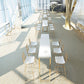 Pine Wood Bar Dining Table Glam Rectangle Bar Table with Double Pedestal for Dining Room Clearhalo 'Bar Furniture' 'Bar Tables' 'bar_tables' 'furn' 'furn_bar_tables' 'Furniture' 'furniture_bar_tables' 'Kitchen & Dining Furniture' 1200x1200_212bc8f5-0fbd-4831-a01b-d5cd0f1dcf5c