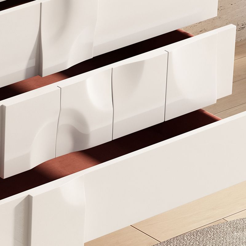 Gabinete aparador de madera maciza de almacenamiento de estilo moderno con cajones