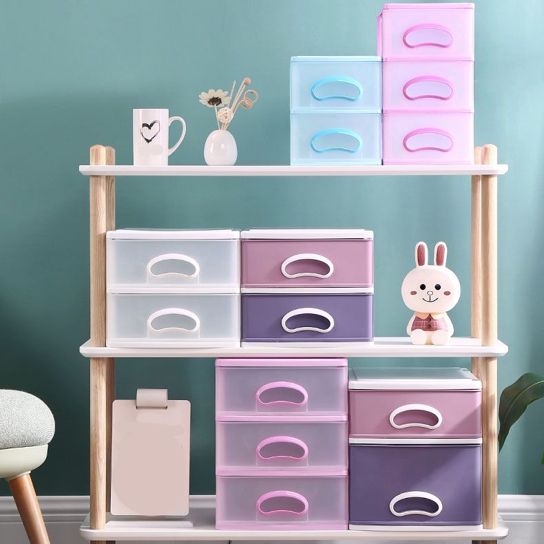 Cajones modernos Cajones de archivos de plástico vertical para la oficina en casa