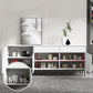 Sideboard di legno moderno moderno mobile rettangolo con cassetti e porte
