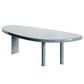 Modern Gray Wood Counter Table Specialty Dining Table for Kitchen