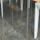 Tavolo da pranzo in pietra bianca con tavolo da pranzo moderno rettangolare con base in acrilico